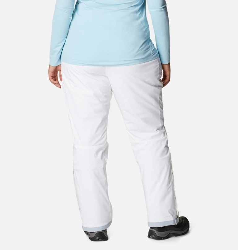 Women's Columbia Backslope II Omni-Heat Infinity Pants White | Plus Size CA-R836A